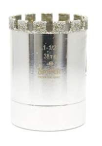 Diamond Holesaw 38mm – Large Diamond Core Hole Saw for Porcelain, Granite, Ceramic & Stone